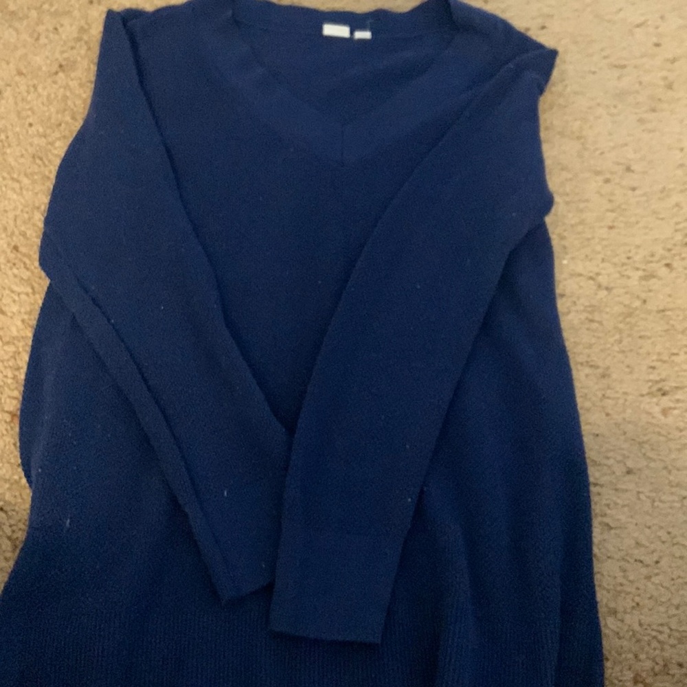 2 Gap sweaters. Blue and Black. Exact same.